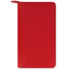 Organizador Saffiano, 30 x 125 x 210 mm, Vermelho