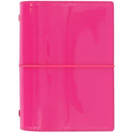 Filofax Organizador de Bolso Dominó, Couro, Rosa