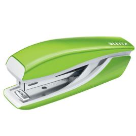 LEITZ Agrafador WOW, Agrafos Nº. 10, Capacidade para 10 Folhas, Verde Lima