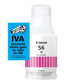 Canon Garrafa de Tinta Original GI-56, Magenta, Embalagem Individual, 4431C001