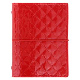 Filofax Organizador Pocket Domino Luxe, 145 x 110 x 40 mm, Vermelho