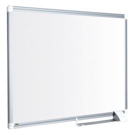 BI-OFFICE Quadro branco Maya New Generation, magnético, superfície de aço lacado, moldura de alumínio cinzento, 1800 x 1200 mm