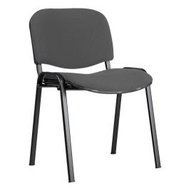 Cadeira de Visitante Empilhável Visi Cinzento