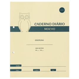 Staples Caderno Diário Mocho, 24 x 19 cm, 40 Folhas, Pautado