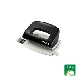 LEITZ Furador WOW NeXXt 5058, Capacidade de Furação de 1 mm/10 Folhas, 2 Furos, Preto