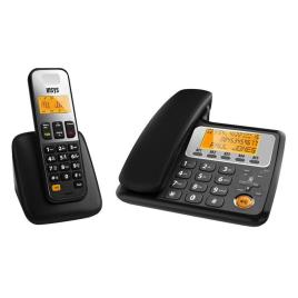 Conjunto Telefone sem Fios DECT B4-3505 Combo, Preto