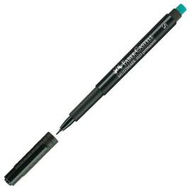 FABER-CASTELL MULTIMARK, Marcador Permanente, Ponta Super Fina 0,4 mm, Preto