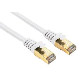 Cabo Rede CAT e STP RJ-45 para RJ-45, 10 m, Branco