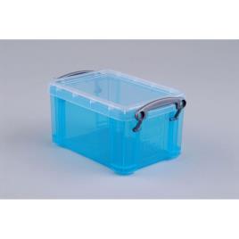 Really Useful Box Caixa de armazenamento empilhável azul forte de 0,7 L, 155 x 100 x 80 mm