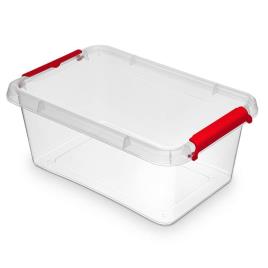 Caixa de Arrumação Multiusos, 4,5 L, Transparente