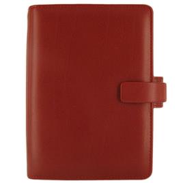 Filofax Organizador Personalizável Metropol, Couro Natural, Vermelho