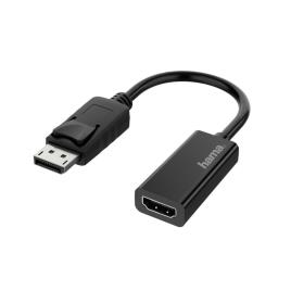 hama Adaptador Displayport-M - HDMI-F Ultra-HD 4K, Preto