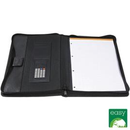 EXACOMPTA Pasta para conferências Exawallet Exactive® com fecho e suporte para bloco de notas, 340 x 250 x 30 mm, polipropileno, preto