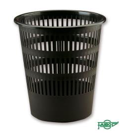 Cesto Papéis, 12 L, Plástico, Preto