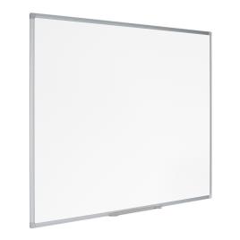 BI-OFFICE Quadro Branco Maya, Superfície Aço Lacado Magnético, Moldura de Alumínio Cinzento, 600 x 450 mm