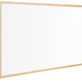 Quadro Branco Budjet, Moldura Pinho, 600 x 450 mm