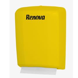 Dispensador de Toalhas de Mão em Folha, Amarelo