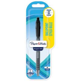 PAPER MATE Esferográfica Retrátil FlexGrip Ultra®, Ponta Média, 1 mm, Preto