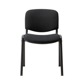 Cadeira de Visitante Empilhável Visi Preto