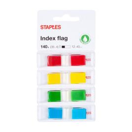 Separadores de índice pequenos, 11 x 43 mm, várias cores