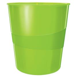 Cesto Papéis WOW, 15 L, Poliestireno, Verde