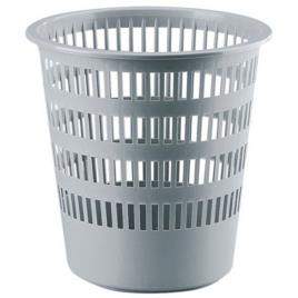 FAIBO Cesto Papéis, 12 L, Plástico Reciclado, Cinzento