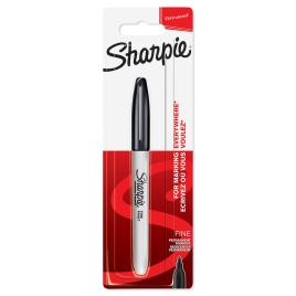 Sharpie Marcador Permanente Classic, Ponta Redonda Fina, Preto