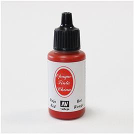 VALLEJO Tinta da China Opaca, 17 ml, Vermelho