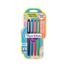 PAPER MATE Caneta com Ponta de Fibra Flair® Original, Ponta Média de 0,7 mm, Cores Sortidas Vivas