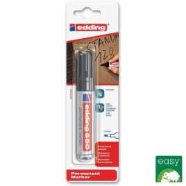 edding Marcador Permanente 550, Ponta Redonda 3 mm - 4 mm, Tecnologia de tinta líquida, Preto