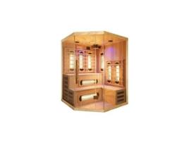 Sauna GLOBAL RELAX Dharani S5 (Madeira - 150x150x200 cm)