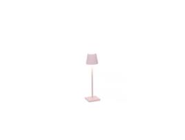 Candeeiro de Mesa Poldina Pro Micro Pink Led Recarregável e Regulável ZAFFERANO