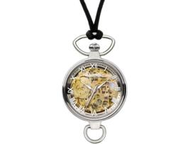 ZEPPELIN Branco Couro Genuíno Princess Of The Sky Autom. 7457-5 Relógio para Mulher