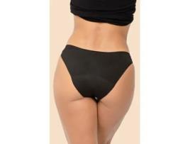 Conjunto de Cuecas de Mulher ANAISSA Menstruais Invisível Noite Alta Absorção Preto - 2pcs (S)