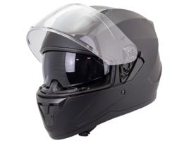 Capacete Integral NOEND Motociclismo Pure Sc-33 Preto Matte Viseira Dupla Xl