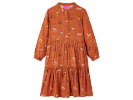 Vestido Animais de Estimação de Criança VIDAXL Estampa Vida Xl 92.0 Castanho (92)