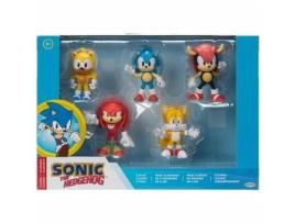 Figura Articulada JAKKS PACIFIC Sonic The Hedgehog Plástico 3 Anos