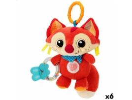 Peluche Chocalho WINFUN Raposa 13,5 X 26,5 X 7,5 Cm 6 Unidades