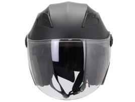Capacete Jet NOEND Motociclismo Pure SC-32 Preto Matte Viseira dupla (M)