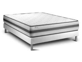 Conjunto Vital Power Recover 135 X 200 Cm Somier Kit Branco
