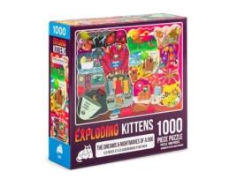 Puzzle EXPLODING KITTENS The Dreams And Nightmares Of A Dog (1000 Peças)