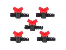 Pack de 5 V?lvulas Interruptora de Irriga??o por Gotejamento 16 mm X 1/2?. Torneira