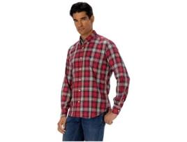 Camisa de Homem PULPO Cheia Vermelho (M)