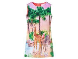 Vestido Animais de Estimação de Criança VIDAXL Estampa Paisagem Vida Xl Tropical 116.0 Rosa (116 cm)