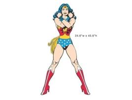 Adesivo Gigante Reposicionável Da Dc Comics Da Mulher Maravilha 45,7Cm X 101,6Cm