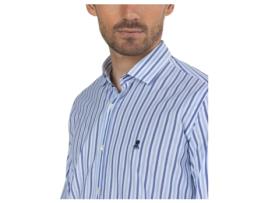 Camisa de Homem PULPO Bicolor Raya Azul (M)