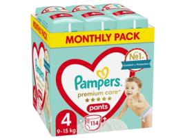 Fraldas Descartáveis PAMPERS 9-15 kg 4 114 Unidades