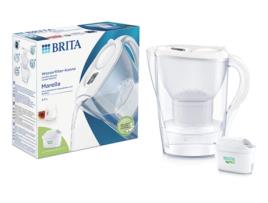 BRITA Marella Filtro de Agua para Jarra 2,4 L Transparente Blanco