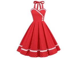 Roupas de Natal Retrô Patchwork Cintura Larga Saia Tutu M
