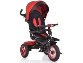 Triciclo com Bandeja Musical BYOX Jockey Dark Red